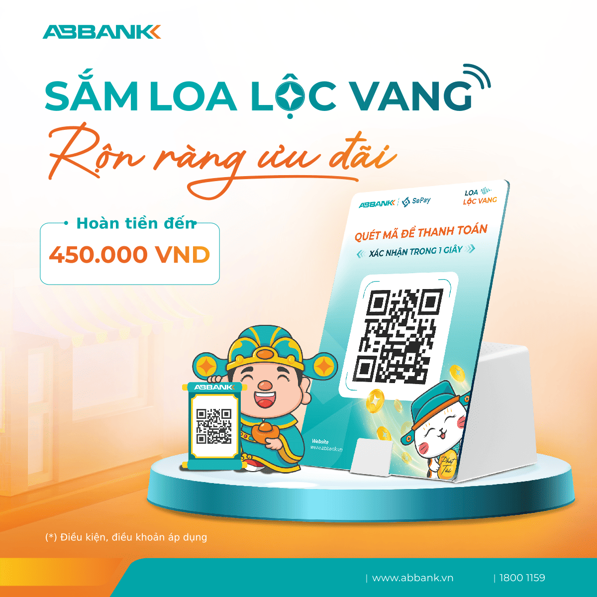 Loa lộc vang ABBANK