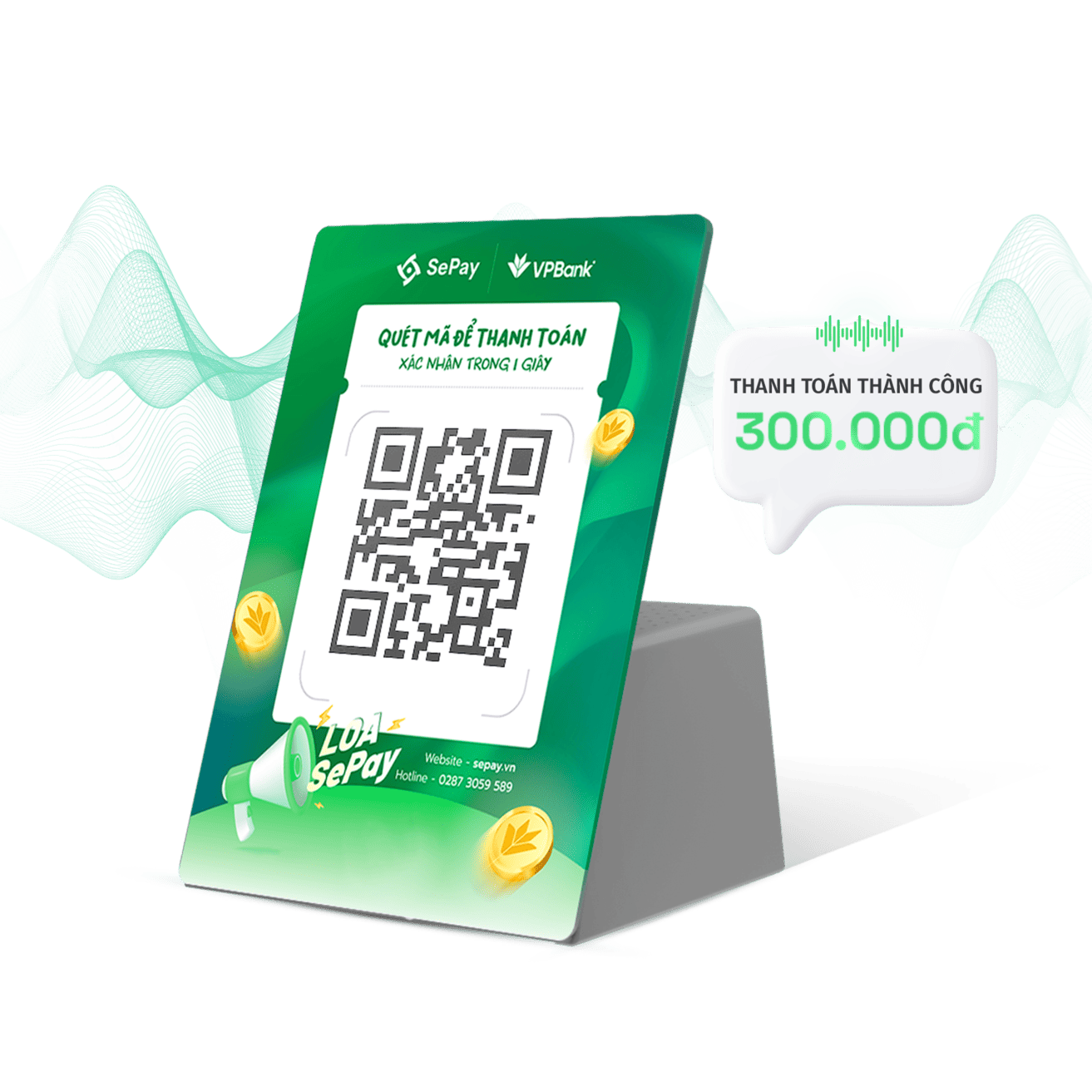 Loa thông báo chuyển khoản VPBank