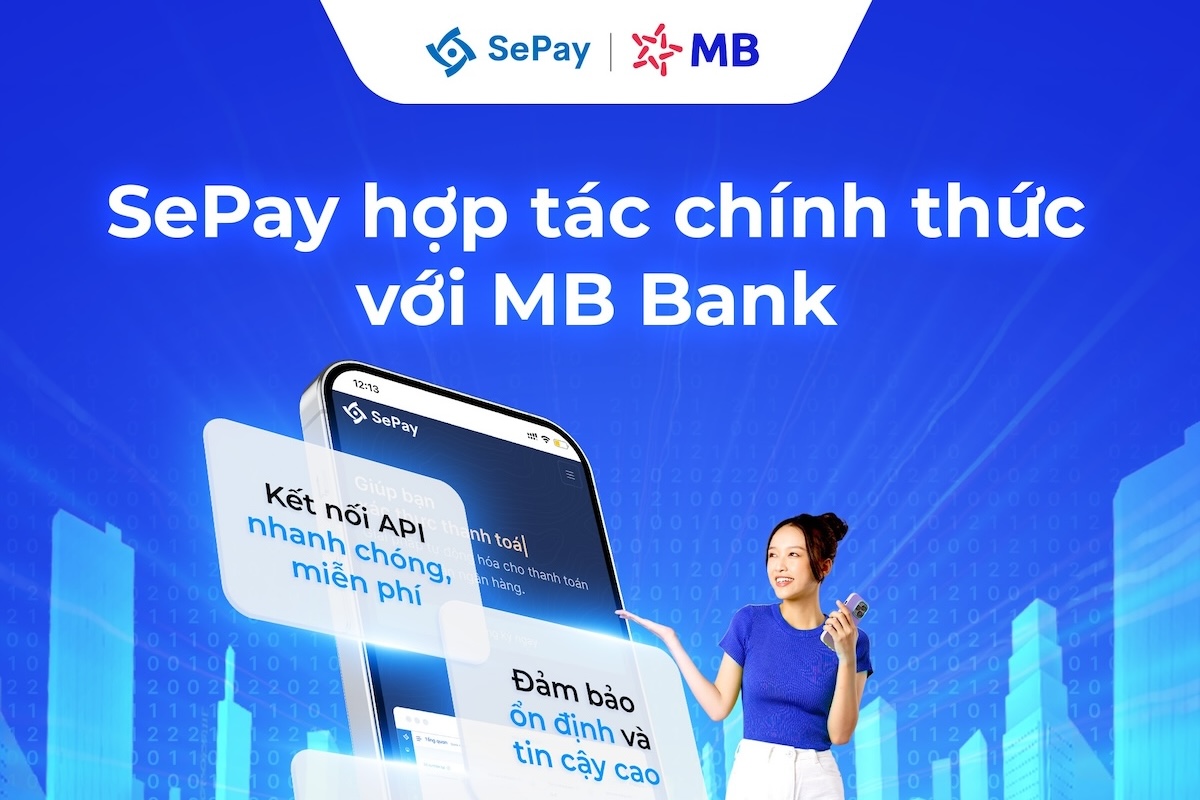 SePay hợp tác chính thức với MB Bank