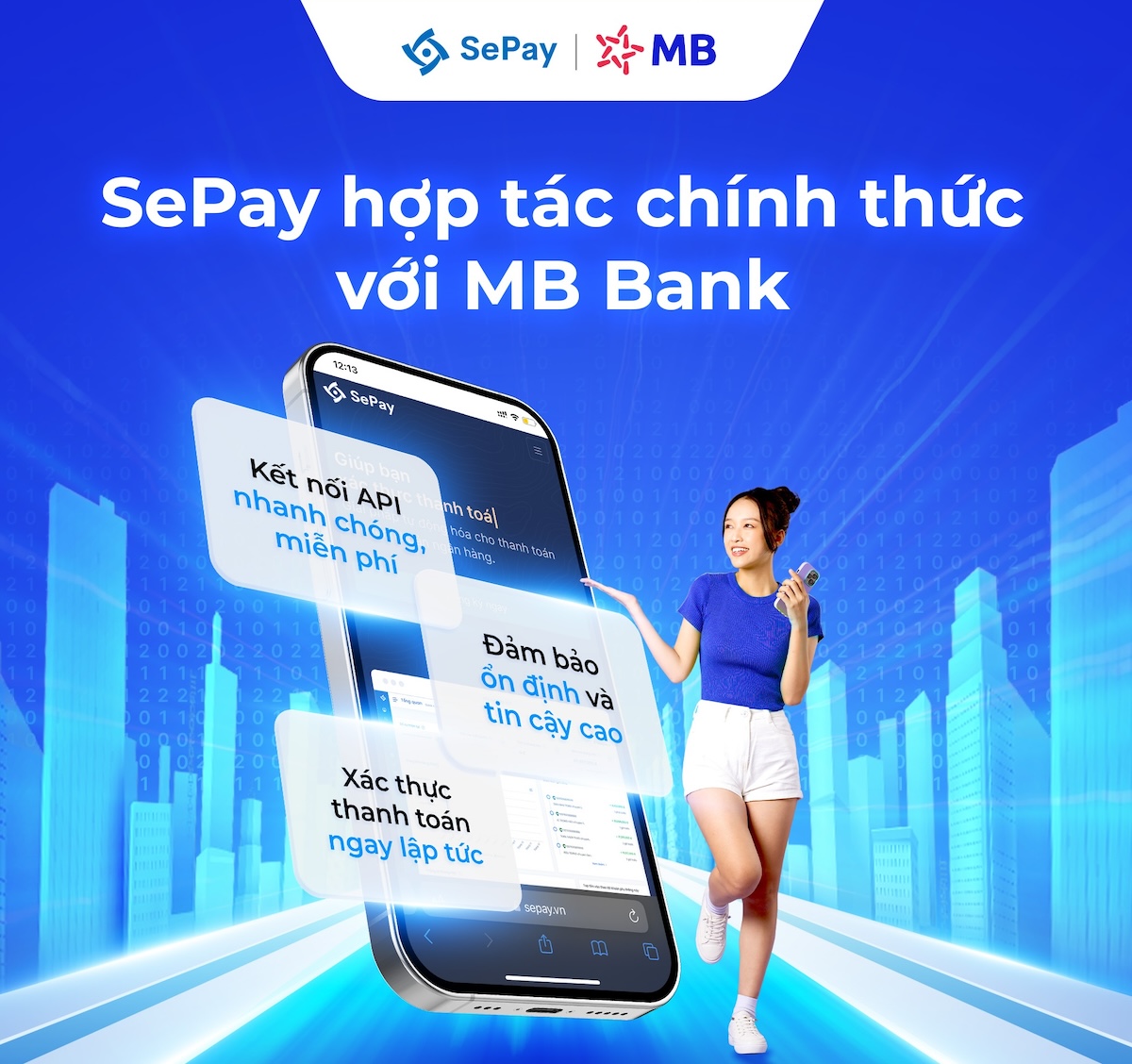 SePay hợp tác chính thức với MB Bank