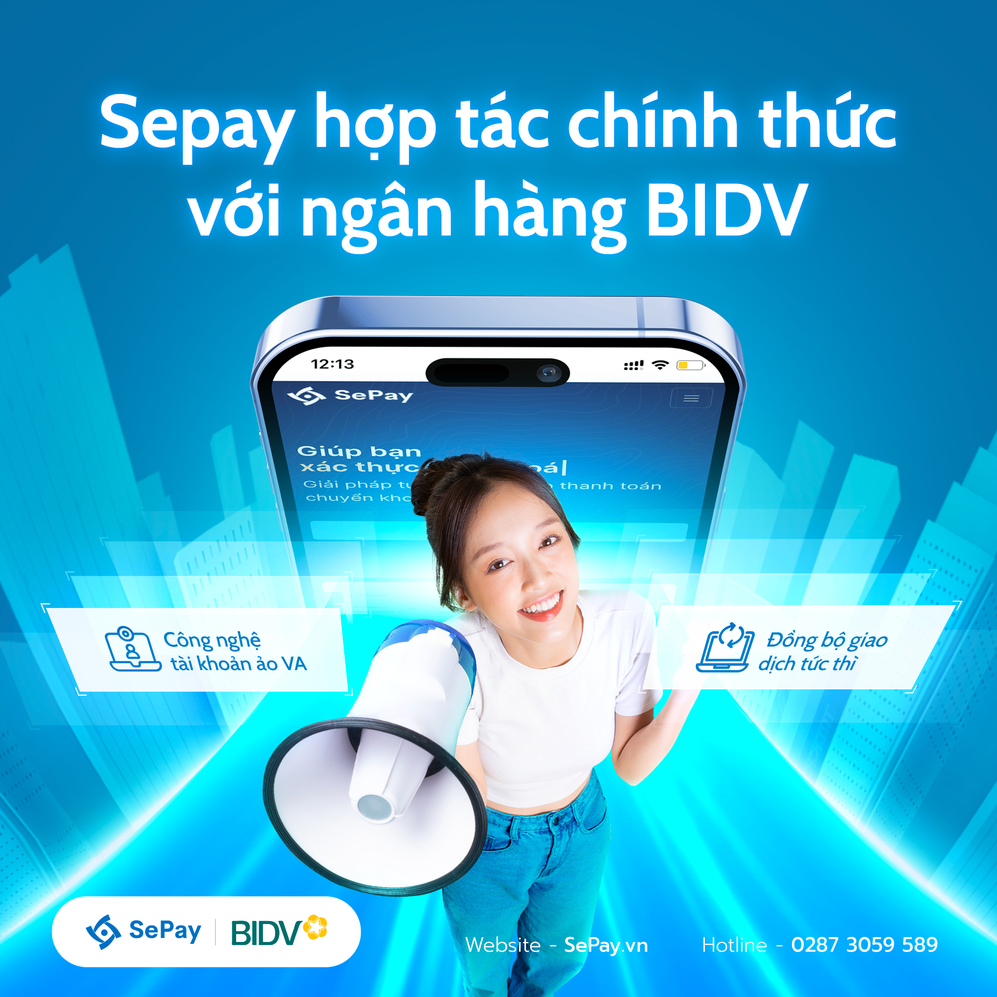 SePay hợp tác chính thức với ngân hàng BIDV
