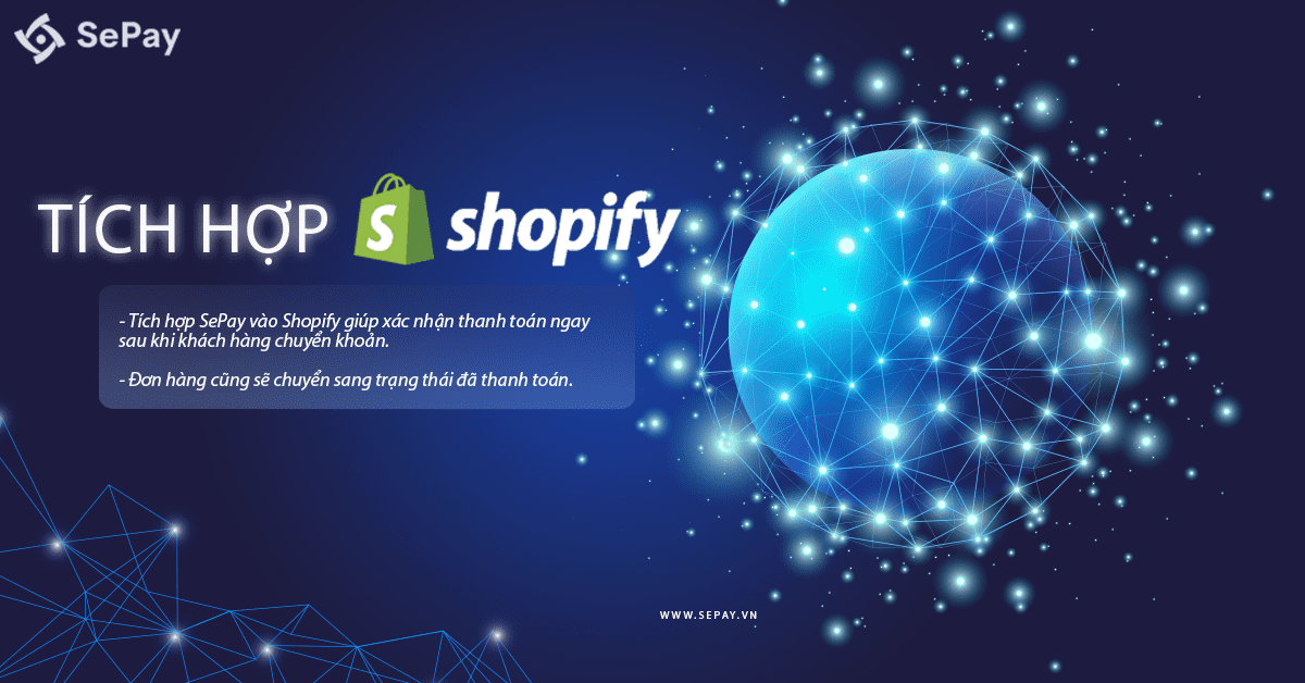 SePay chính thức hỗ trợ Shopify