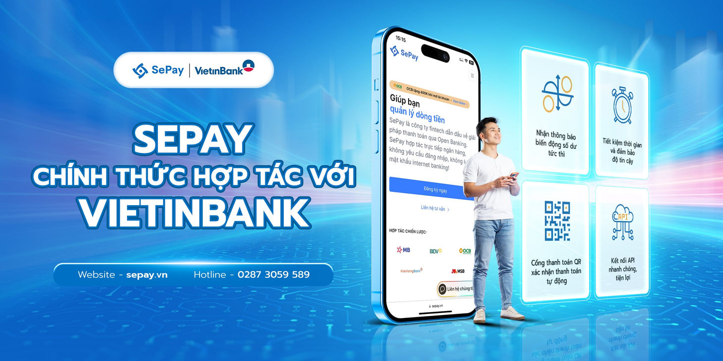 SePay hợp tác cùng Napas tích hợp thanh toán VietQRPay và VietQR Global