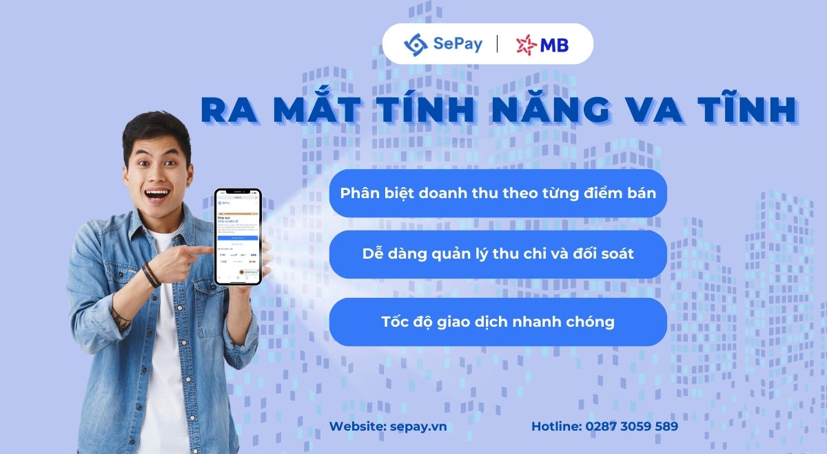 SePay ra mắt tính năng tạo tài khoản ảo tĩnh cho MB Bank qua API