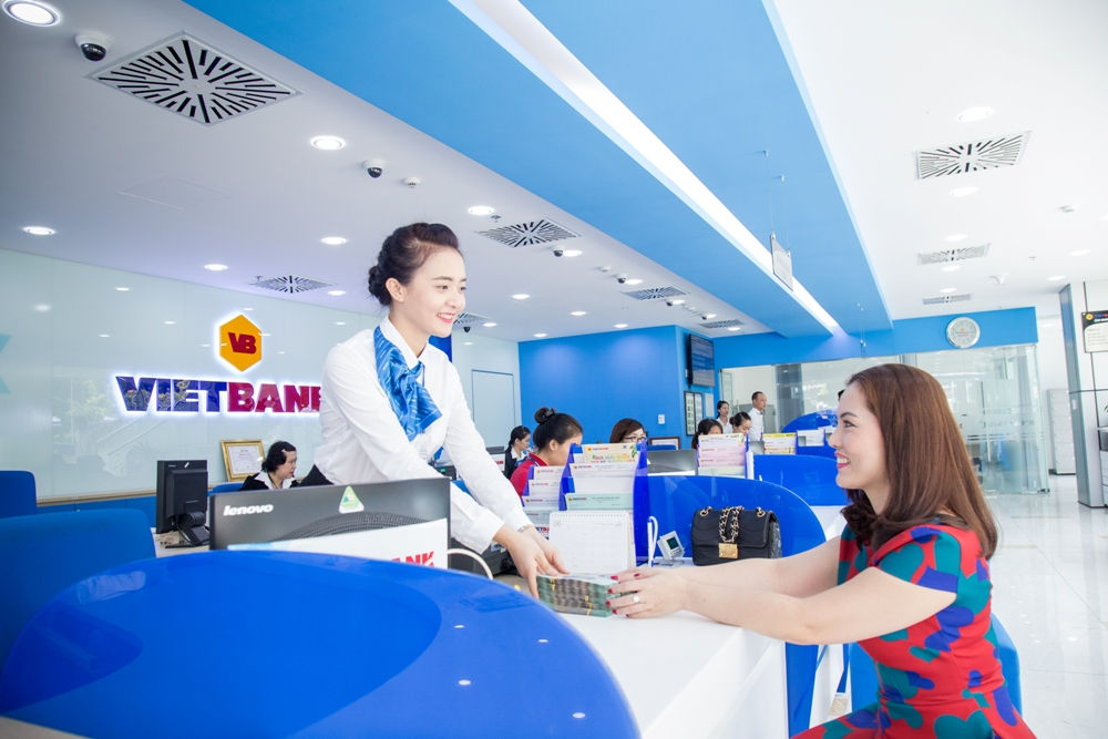 Quầy giao dịch ngân hàng Vietbank
