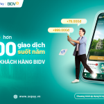 Tặng hơn 2000 giao dịch suốt năm dành cho khách hàng BIDV