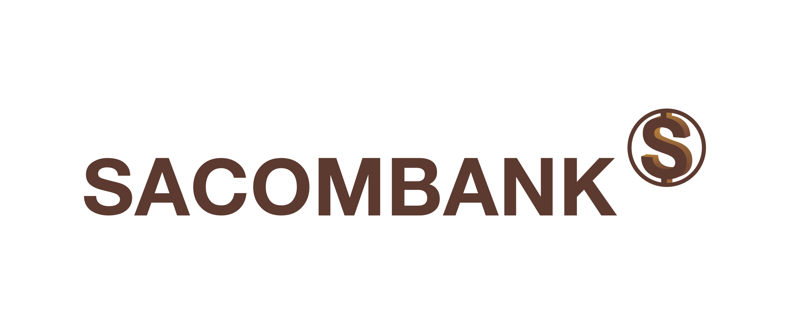 Logo Sacombank nền trắng