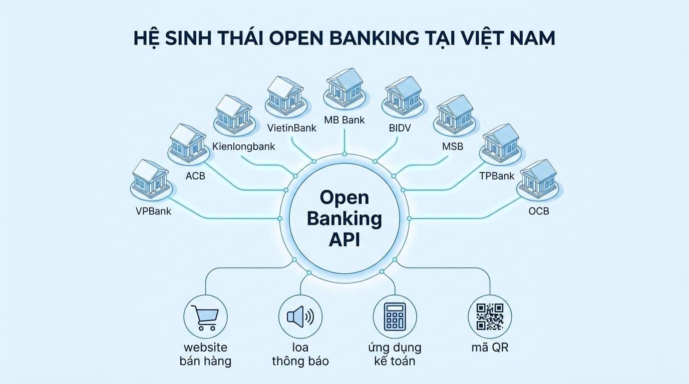 Hệ sinh thái Open Banking tại Việt Nam