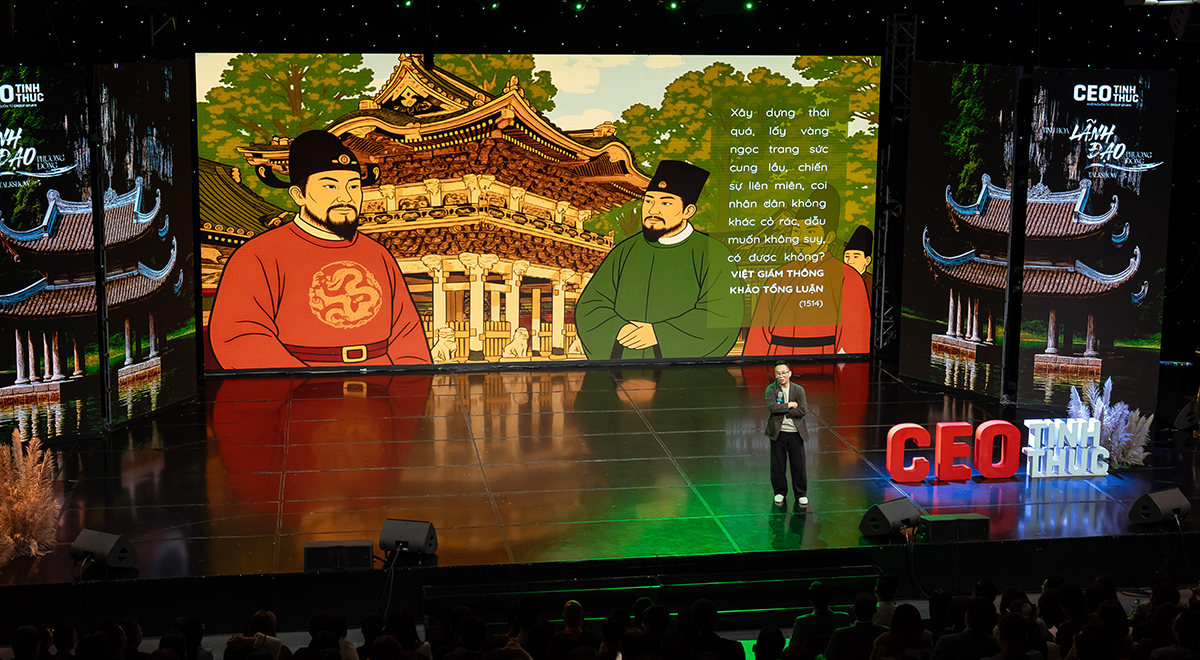 Diễn giả chia sẻ tại Talkshow CEO Think 2025