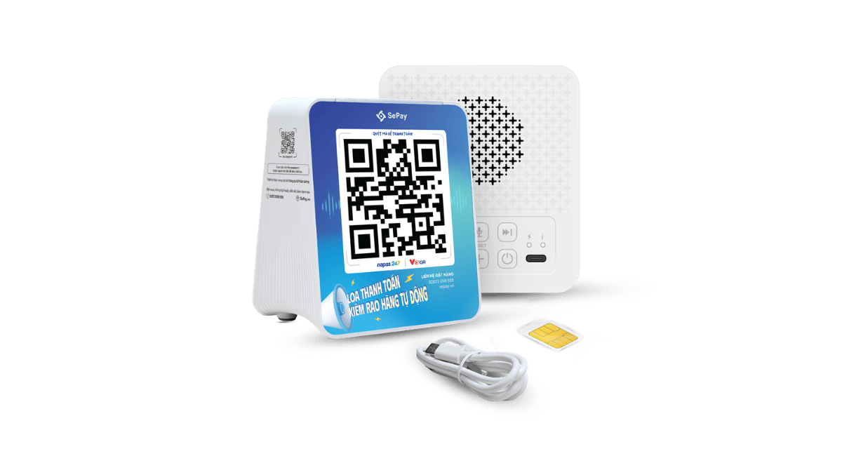 Loa S2 Voice kèm mã QR thanh toán