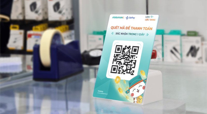 SePay cung cấp loa thanh toán cho ABBank